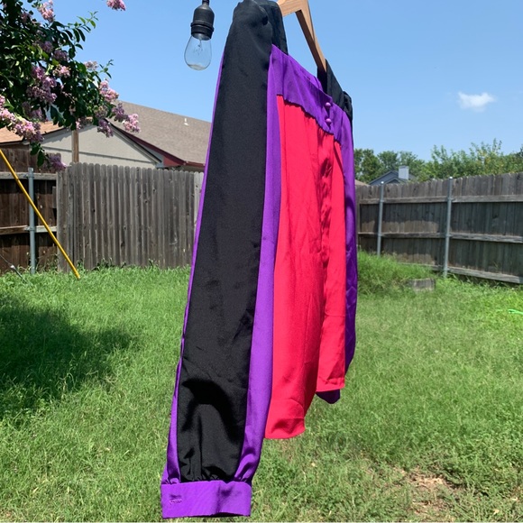 1970s colorblock blouse - Picture 6 of 11